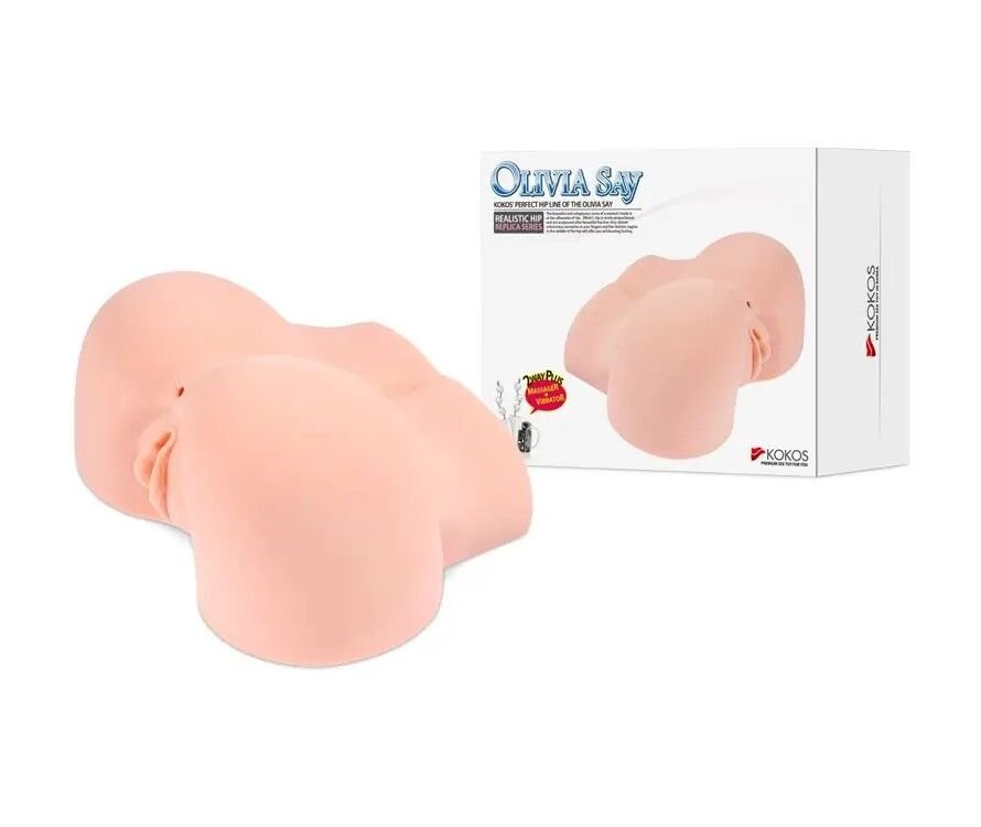 Мастурбатор Kokos OLIVIA SAY 2WayPlus з функцією масажу та вібрацією - Зображення 3
