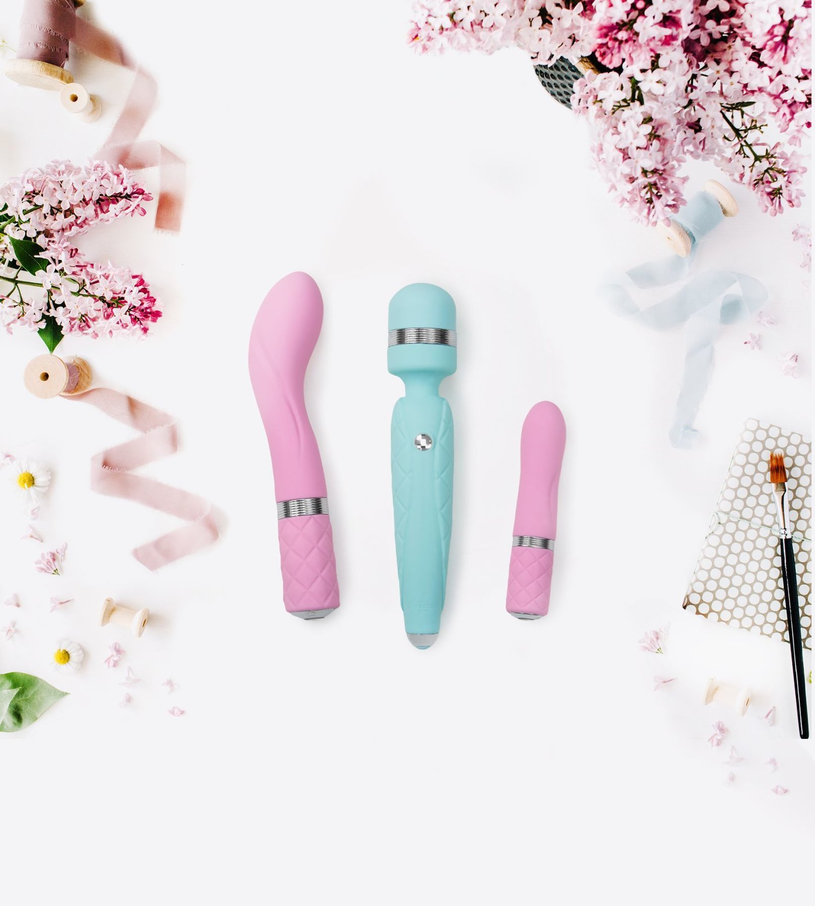 Розкішний вібратор Pillow Talk - Sassy Pink з кристалом Сваровські для точки G, подарункова упаковка - Зображення 7