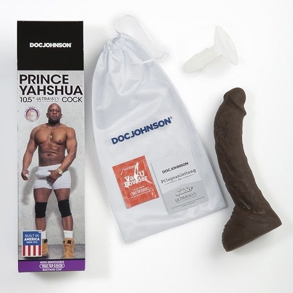 Фалоімітатор Doc Johnson Prince Yahshua 10.5 Inch Cock - ULTRASKYN - Зображення 4