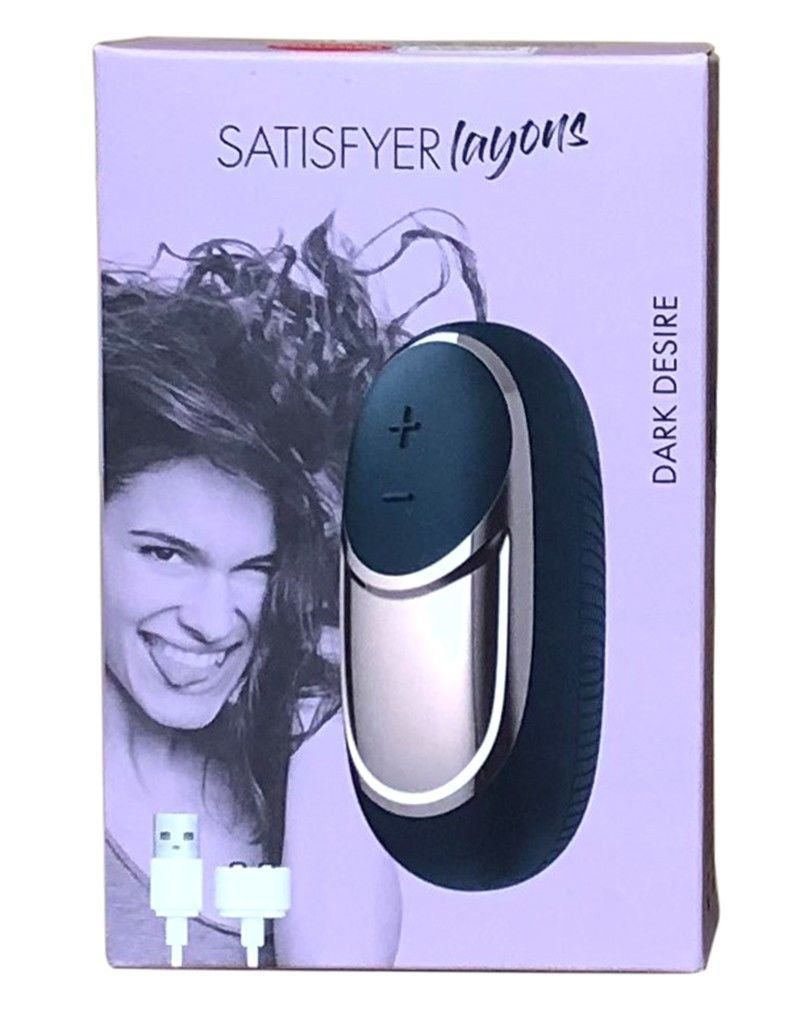 Потужний вібратор Satisfyer Lay-On - Dark Desire, водонепроникний, 10 режимів роботи - Зображення 6
