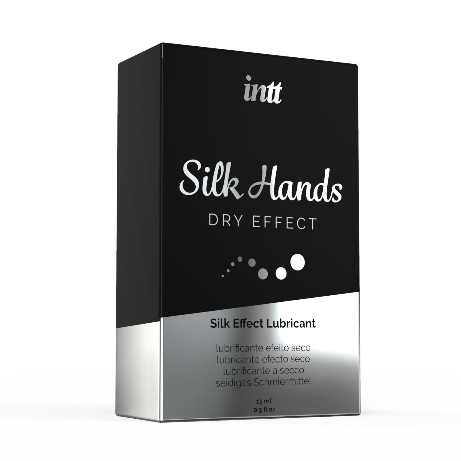 Ультрагуста силіконова змазка Intt Silk Hands (15 мл) з матовим ефектом, шовковистий ефект - Зображення 3