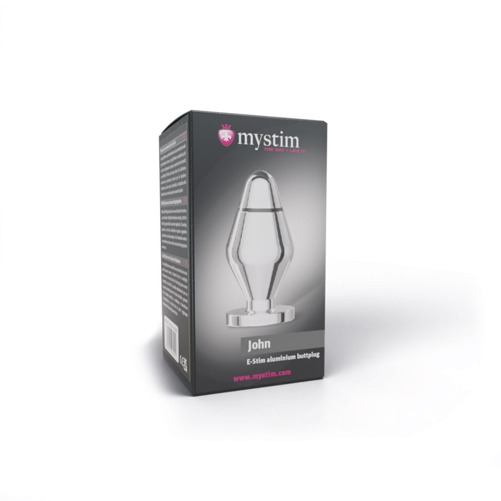Металева анальна пробка Mystim John для електростимулятора, діаметр 5 см - Зображення 6