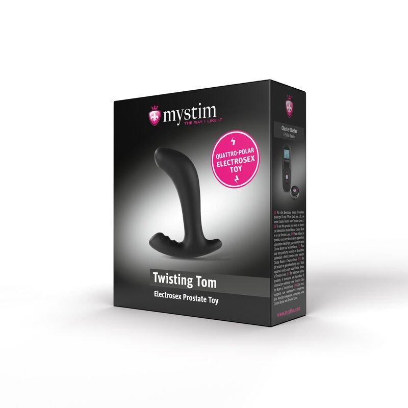 Масажер простати Mystim Twisting Tom з моделюванням форми для електростимулятора, діаметр 3,7 см - Зображення 6