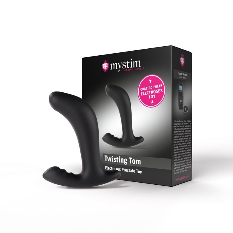 Масажер простати Mystim Twisting Tom з моделюванням форми для електростимулятора, діаметр 3,7 см - Зображення 5
