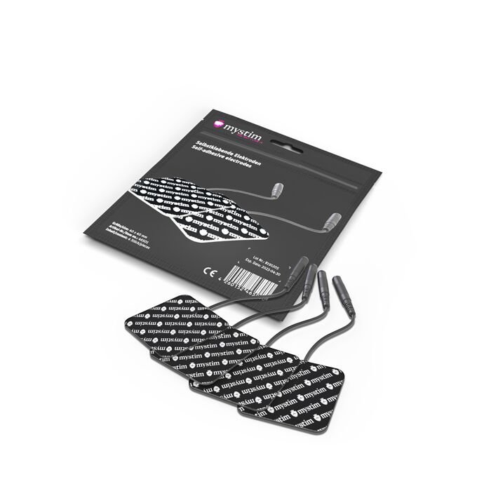 Самоклейні електроди Mystim (4 шт) для електростимуляції, провідні - Зображення 4