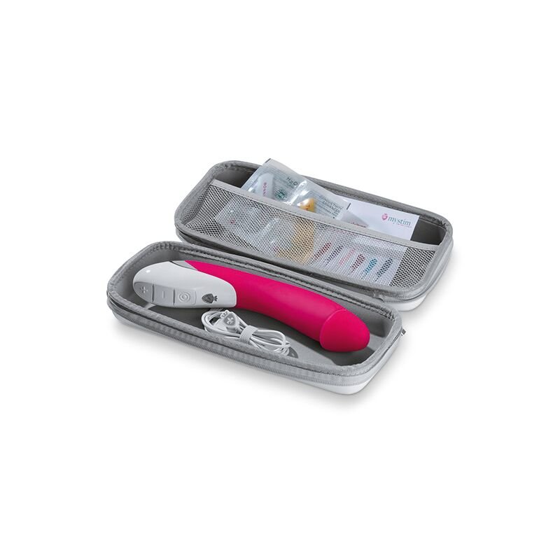 Потужний вібратор Mystim Terrific Truman Pink з двома моторами і вираженою головкою - Зображення 11