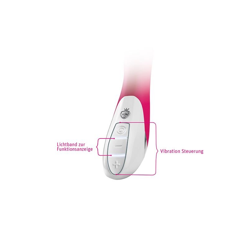 Потужний вібратор Mystim Terrific Truman Pink з двома моторами і вираженою головкою - Зображення 5