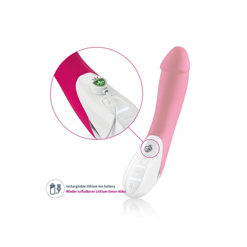 Потужний вібратор Mystim Terrific Truman Pink з двома моторами і вираженою головкою - Зображення 6