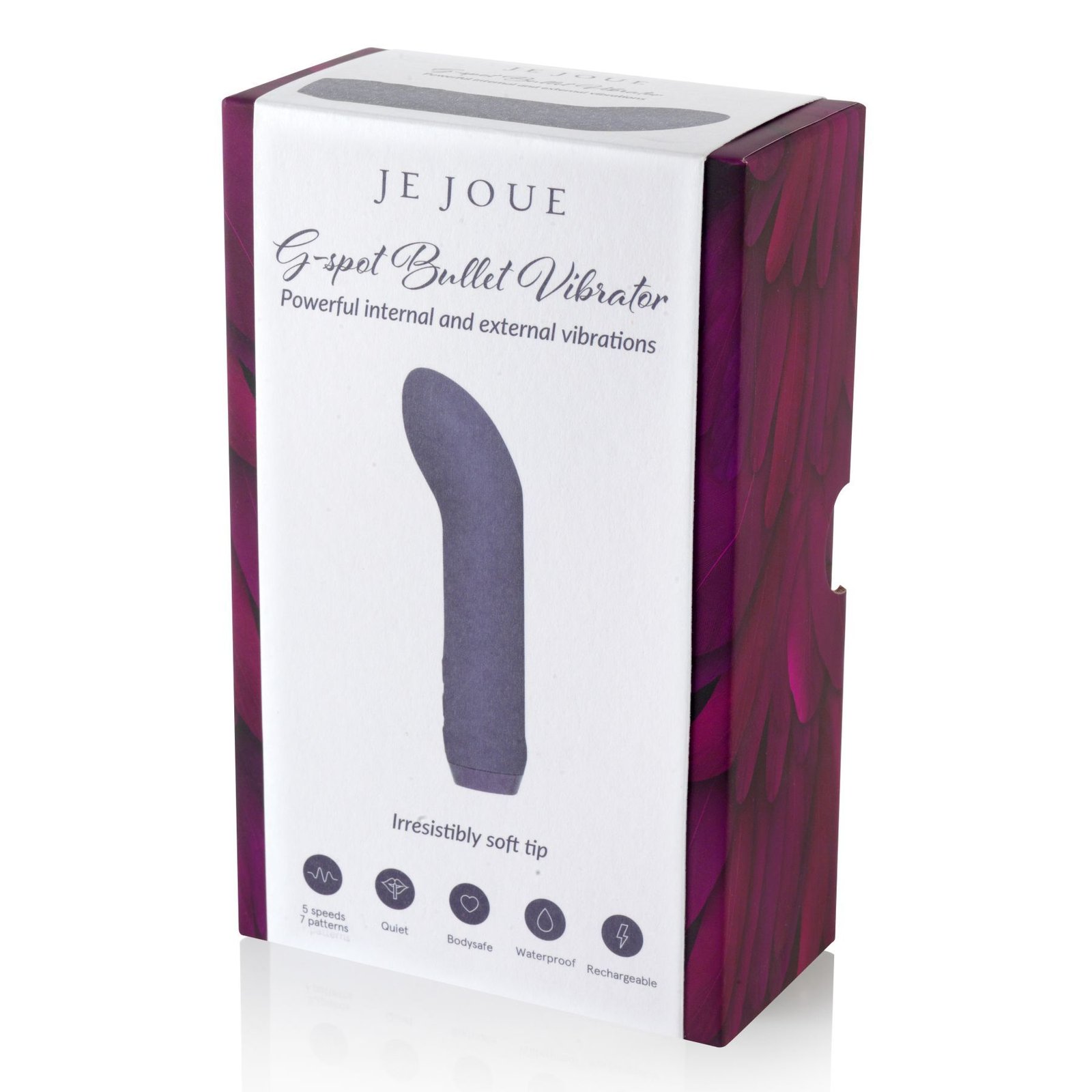Преміум вібратор Je Joue - G-Spot Bullet Vibrator Purple з глибокою вібрацією - Зображення 7