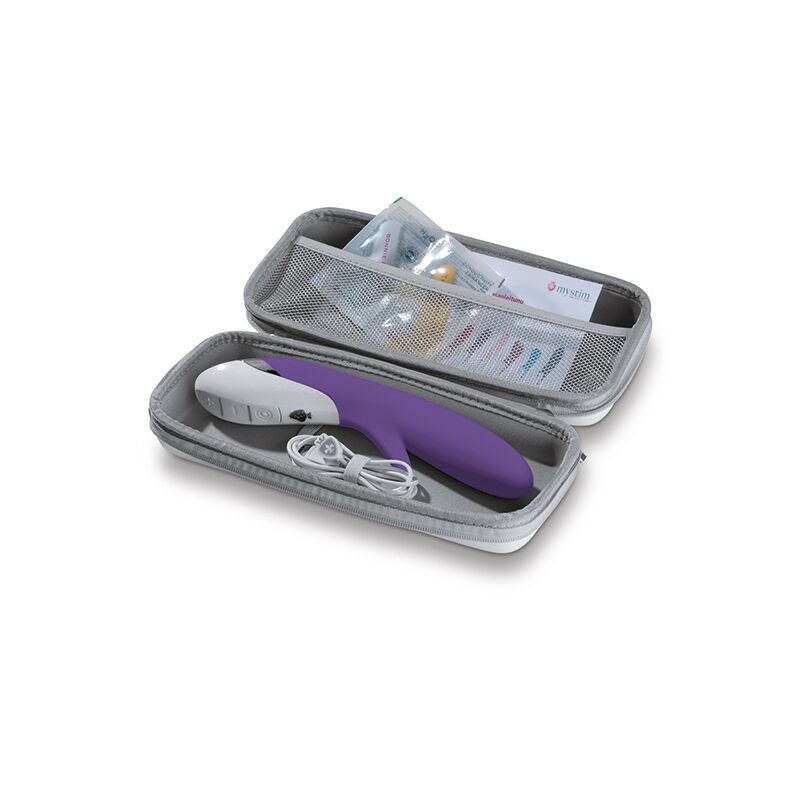 Вібратор-кролик Mystim Danny Divido Purple з глибокою вібрацією, 2 мотори - Зображення 9