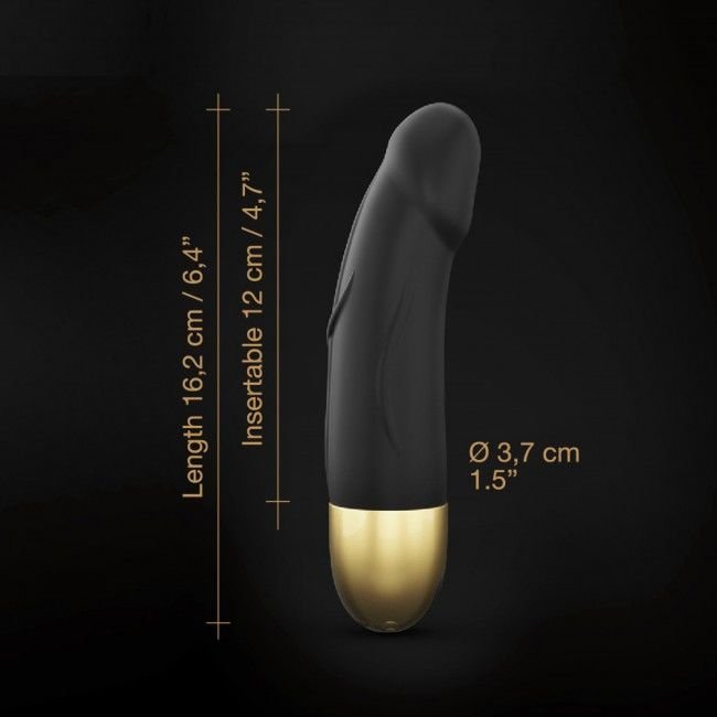 Вібратор Dorcel Real Vibration S Gold 2.0, діаметр 3,7см, перезаряджуваний, для точки G - Зображення 5