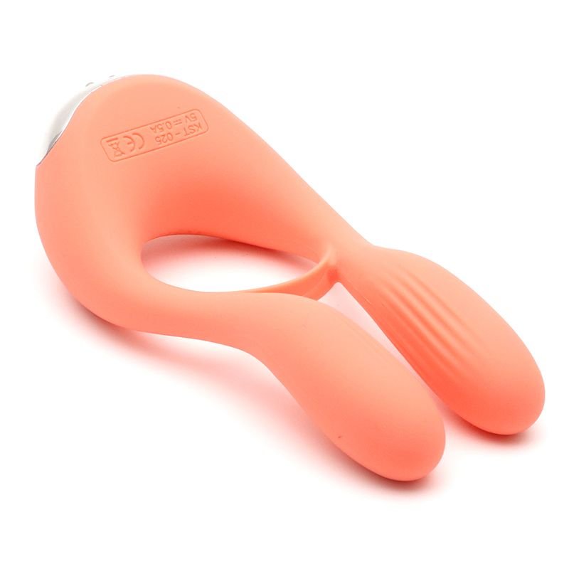 Вібратор для пар KISTOY Martin Orange, два мотори, кріплення на член, діаметр 3,2 см - Зображення 7