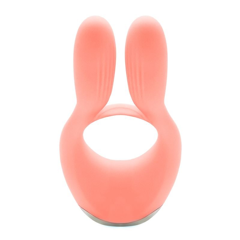 Вібратор для пар KISTOY Martin Orange, два мотори, кріплення на член, діаметр 3,2 см - Зображення 4