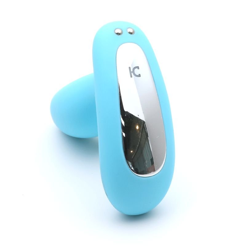 Вібропробка і масажер простати 2в1 KISTOY Gordon Blue з пультом ДК, гнучка ніжка - Зображення 4