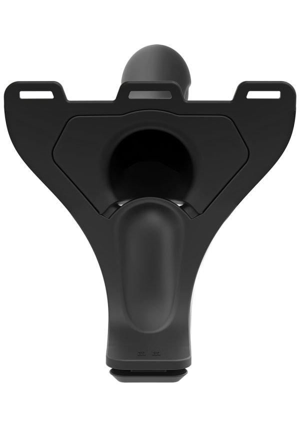 Страпон унісекс з вібрацією Doc Johnson Body Extensions - BE IN CHARGE, порожня насадка - Зображення 4