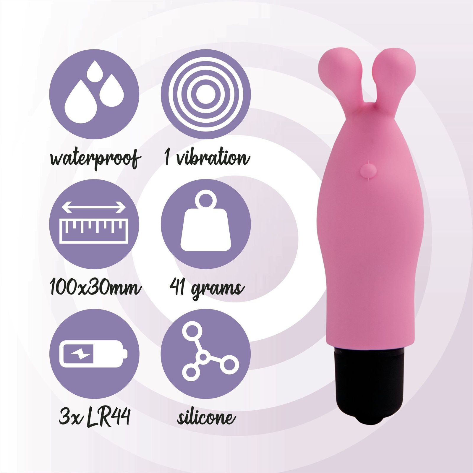 Вібратор на палець FeelzToys Magic Finger Vibrator Pink - Зображення 5