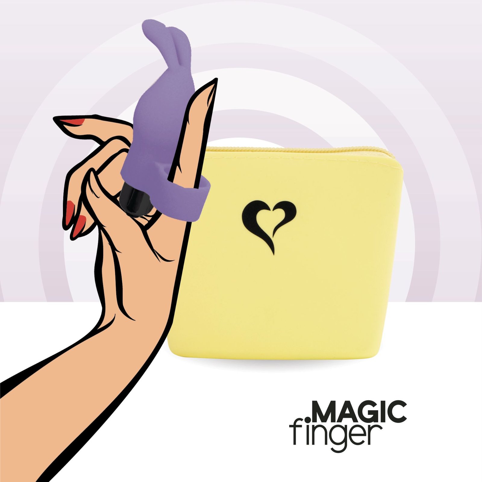 Вібратор на палець FeelzToys Magic Finger Vibrator Purple - Зображення 4