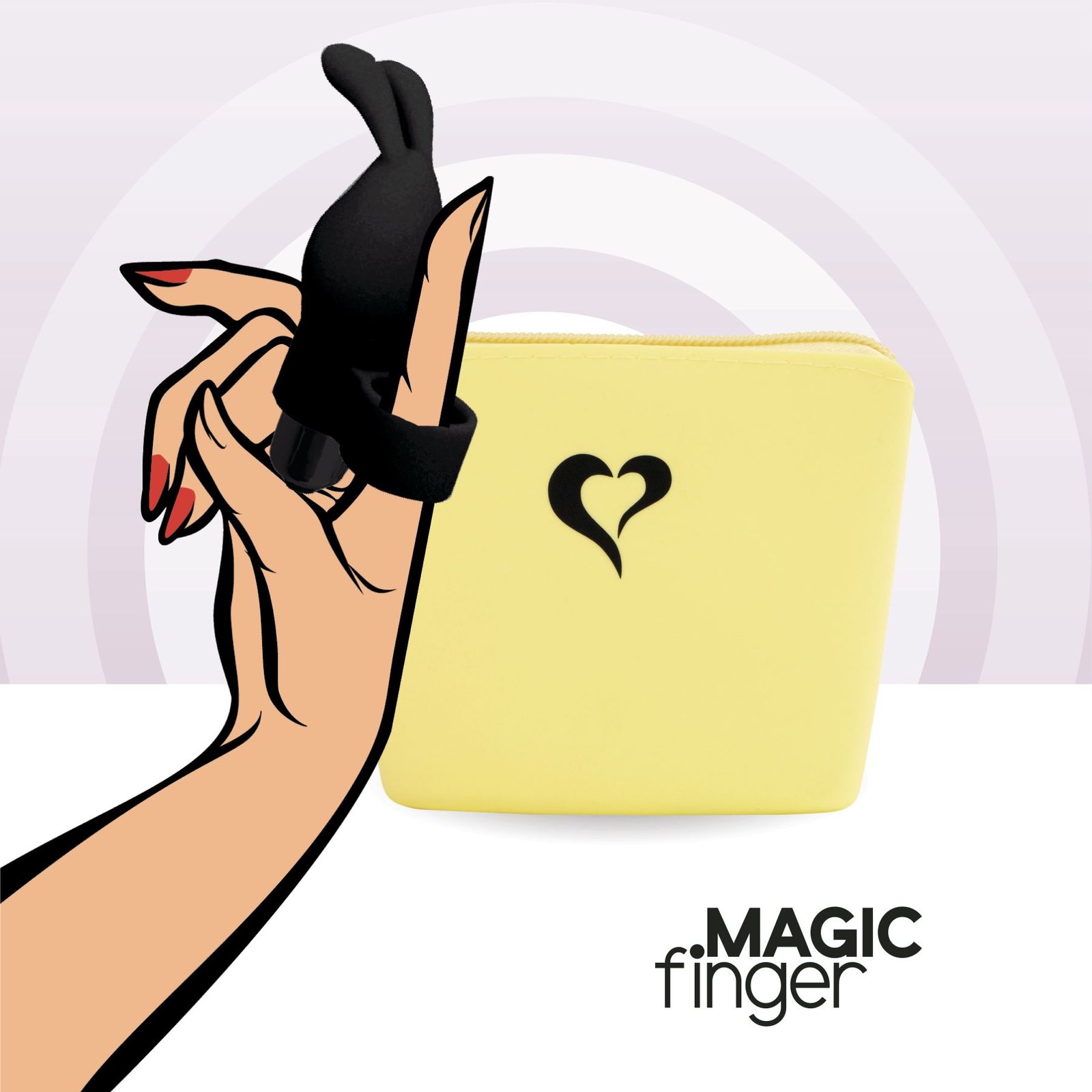 Вібратор на палець FeelzToys Magic Finger Vibrator Black - Зображення 4