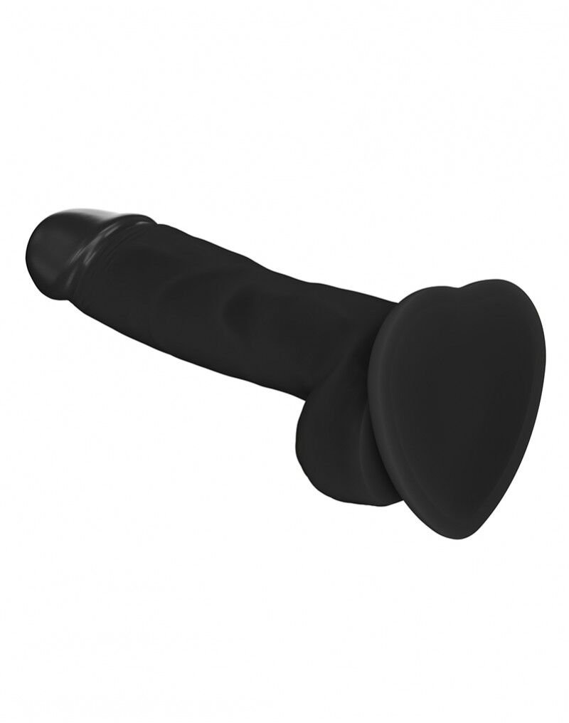 Реалістичний фалоімітатор Strap-On-Me SOFT REALISTIC DILDO Black - Size M - Зображення 2