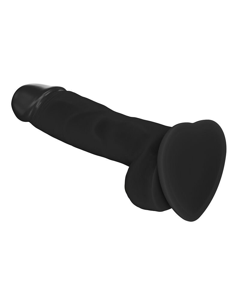 Реалістичний фалоімітатор Strap-On-Me SOFT REALISTIC DILDO Black - Size L - Зображення 3