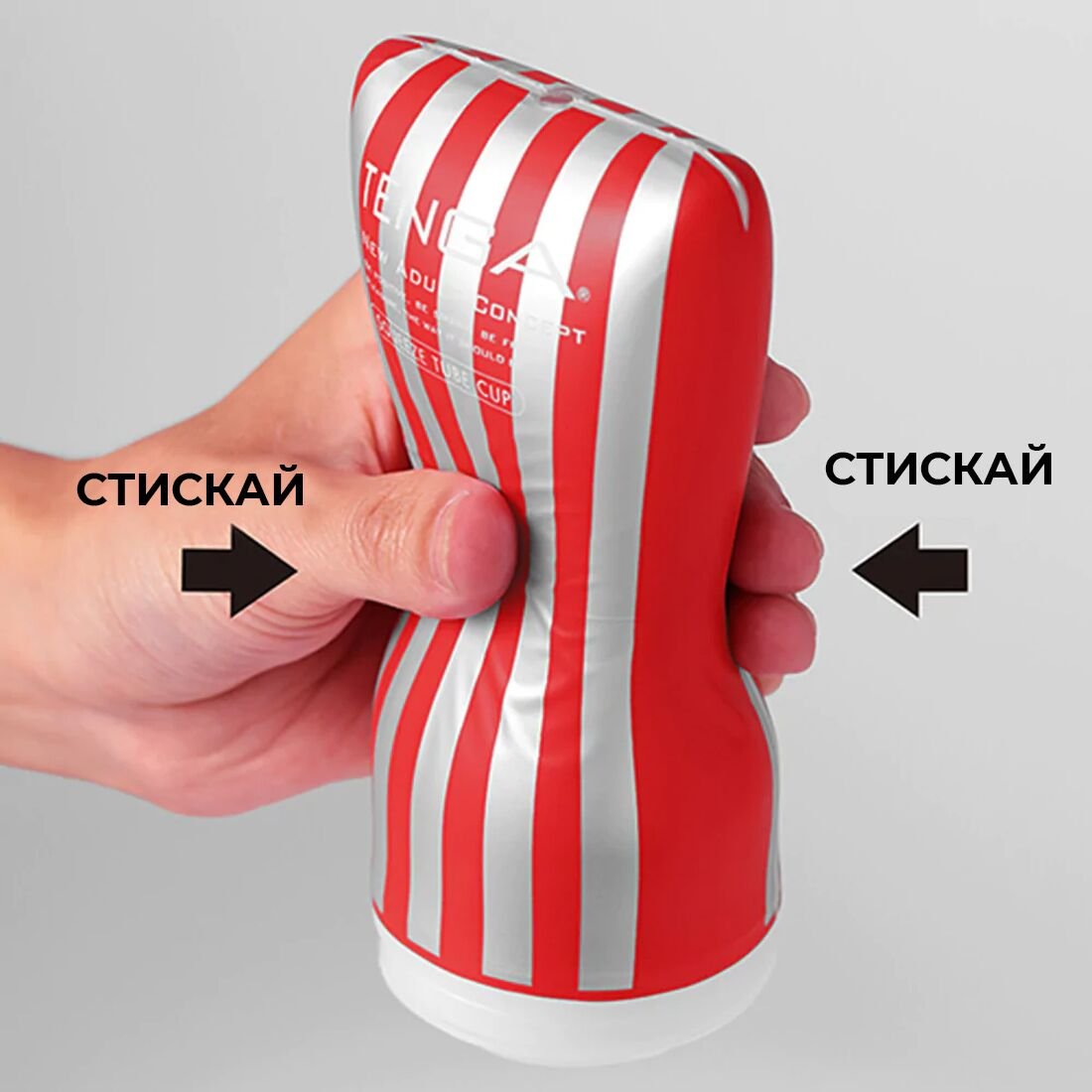 Мастурбатор Tenga Soft Case Cup (м’яка подушечка) стискуваний - Зображення 5