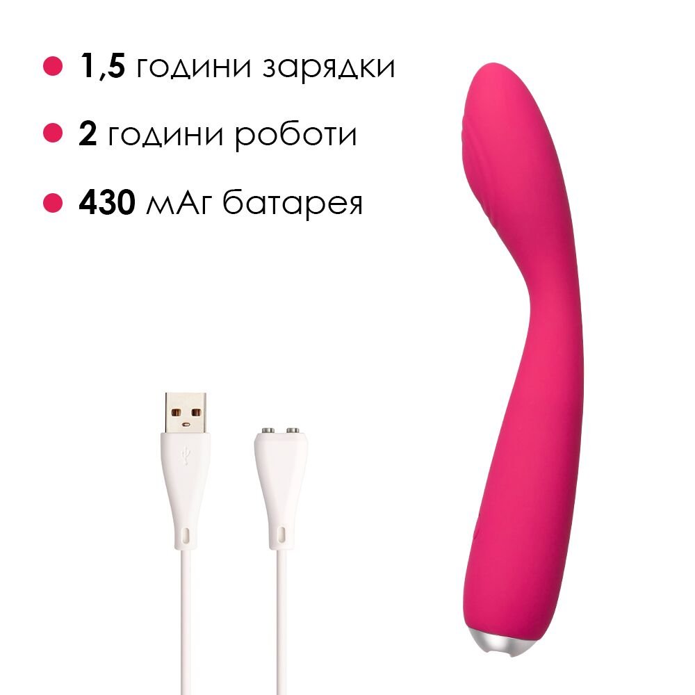 Вібратор для клітора та точки G Svakom Iris Plum Red - Зображення 4