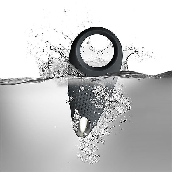 Ерекційне кільце з вібрацією Rocks Off Empower Black - Зображення 4