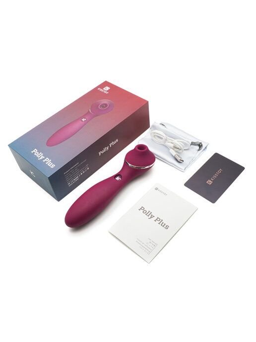 Вакуумний вібратор KISTOY Polly Plus Violet - Зображення 5