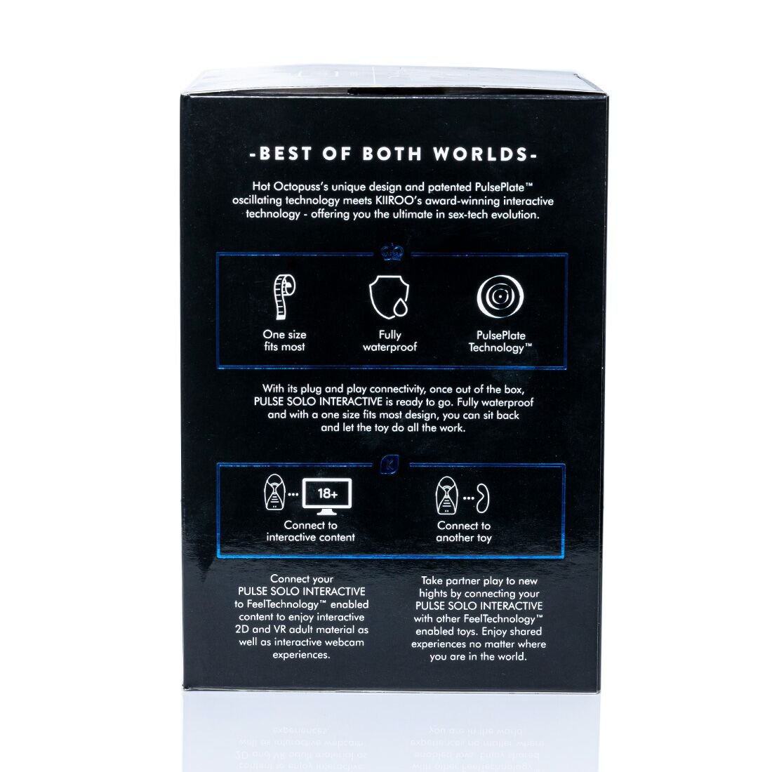 Інтерактивний мастурбатор Hot Octopuss Pulse Solo Interactive powered by KIIROO - Зображення 11