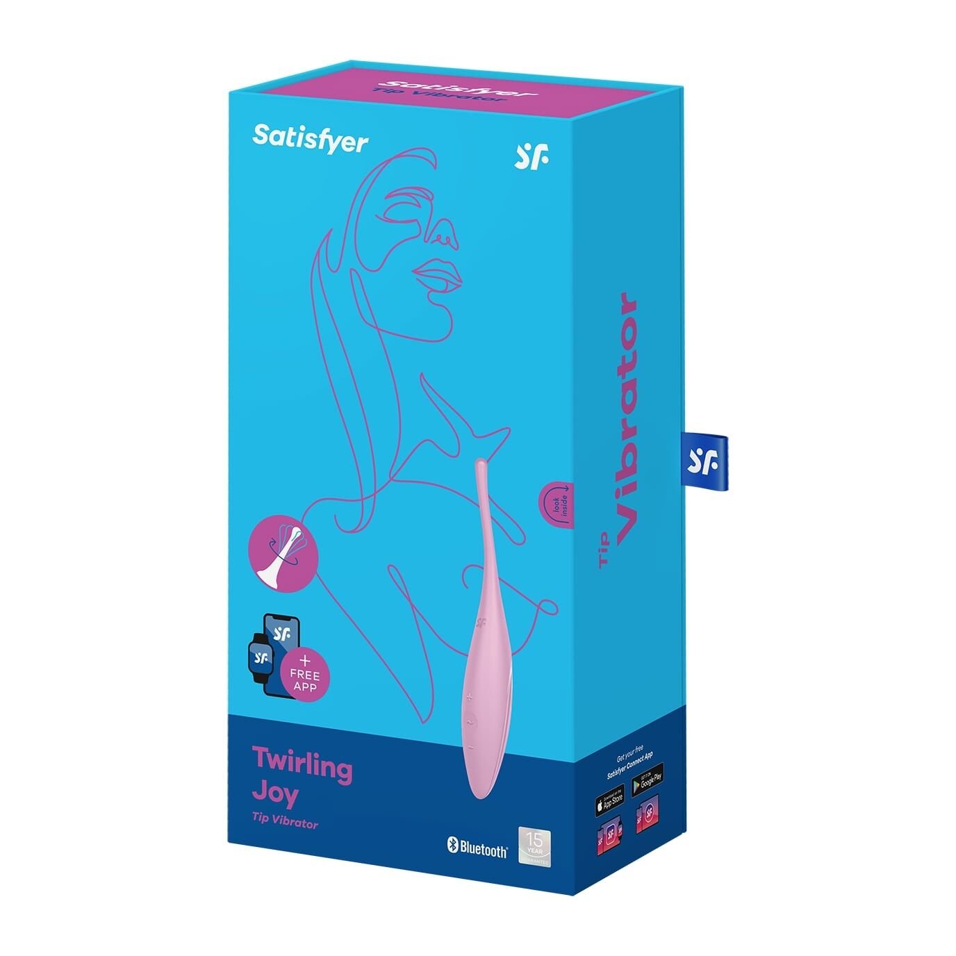 Смарт-вібратор для клітора Satisfyer Twirling Joy Pink - Зображення 6