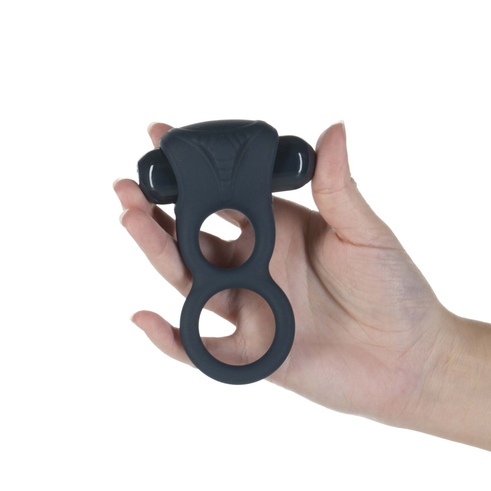 Подвійне ерекційне кільце з вібрацією Lux Active-Triad - Vibrating Dual Cock Ring, пульт ДК - Зображення 3