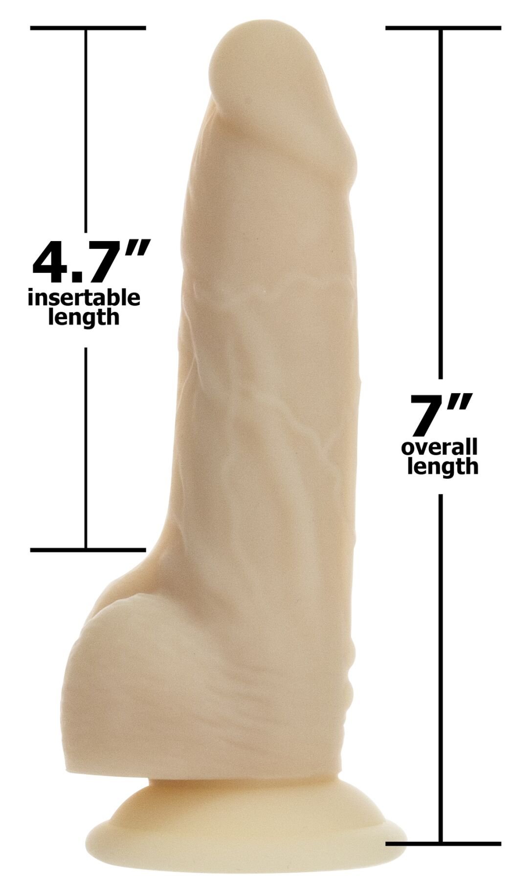 Фалоімітатор з вібрацією та ротацією Naked ADDICTION Chris 7″ Rotating & Vibrating Dong, пульт ДК - Зображення 3