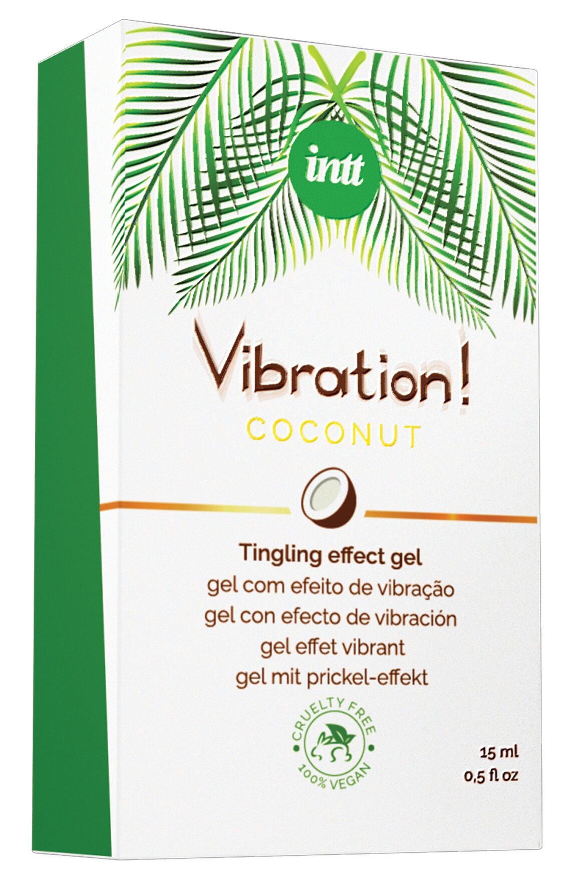 Рідкий вібратор Intt Vibration Coconut Vegan (15 мл), дуже смачний, діє до 30 хвилин - Зображення 3