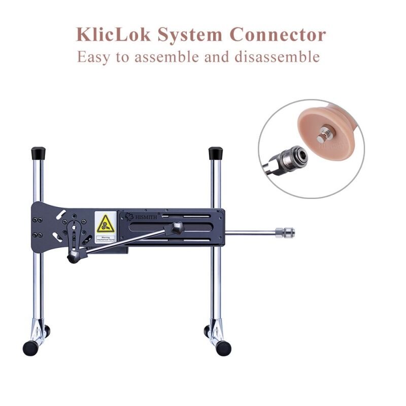 Реалістичний фалоімітатор для секс-машин Hismith 7.5″ Flexible Silicone Dildo, система KlicLok - Зображення 3