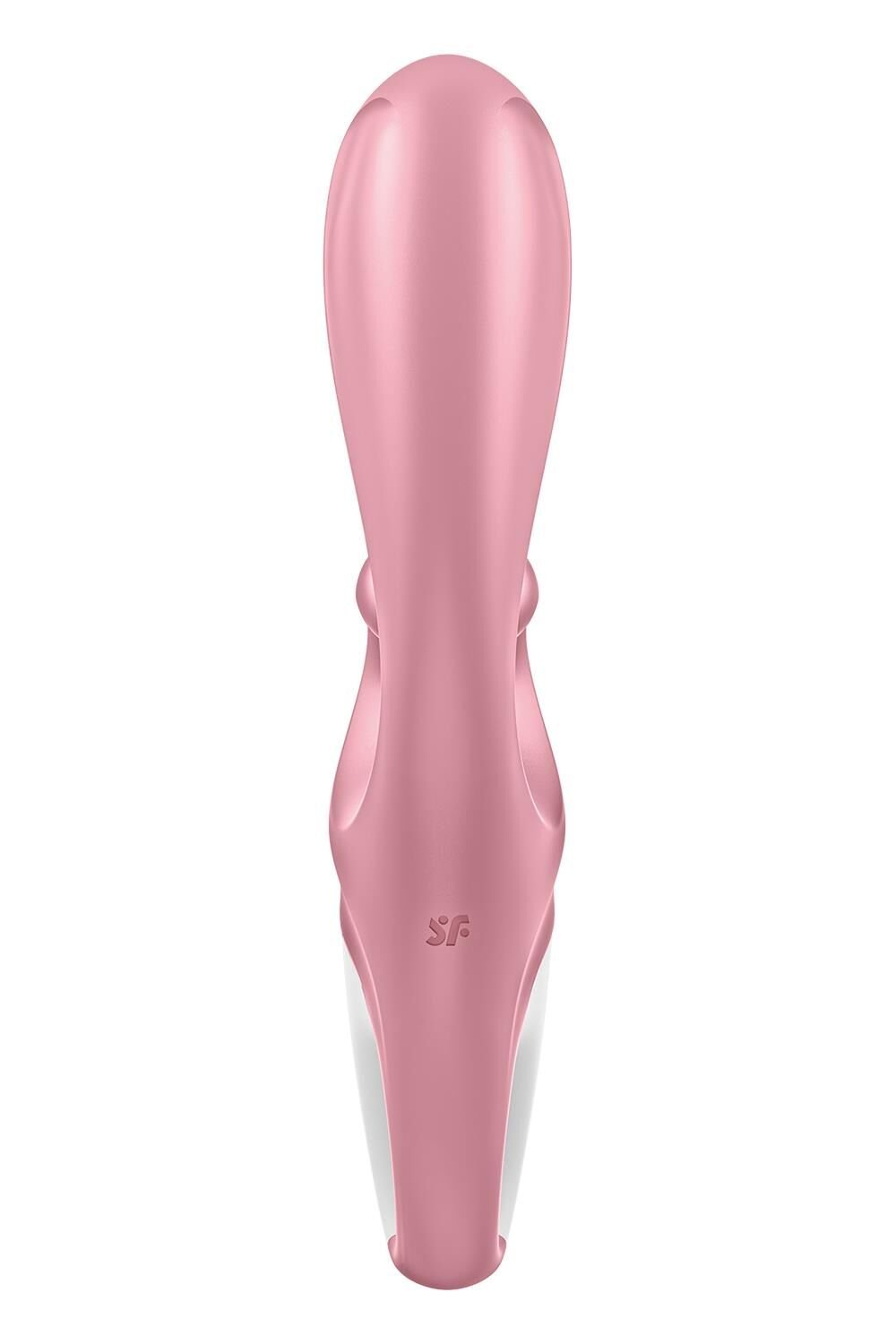 Смарт вібратор-кролик Satisfyer Hug Me Pink, 2 мотори, діаметр 4,2см, широка кліторальна частина - Зображення 5