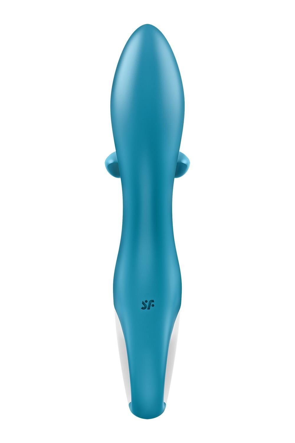 Вібратор-кролик із потрійним відростком Satisfyer Embrace me Turquoise, 2 мотори, діаметр 3,6 см - Зображення 6