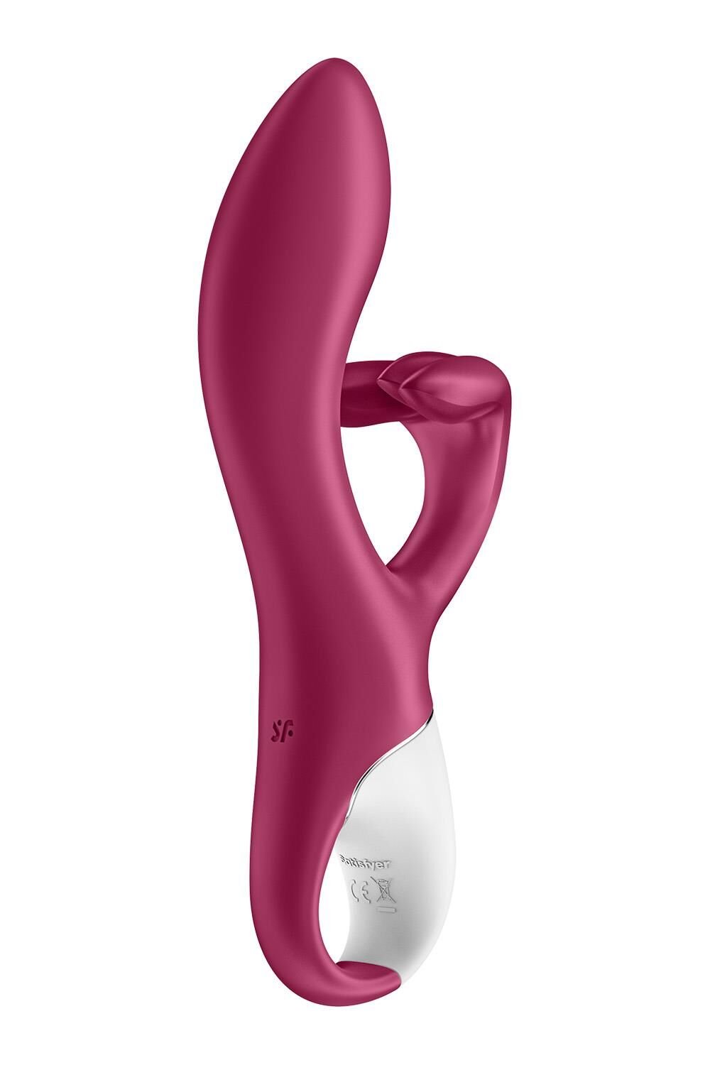 Вібратор-кролик із потрійним відростком Satisfyer Embrace me Berry, 2 мотори, діаметр 3,6 см - Зображення 4