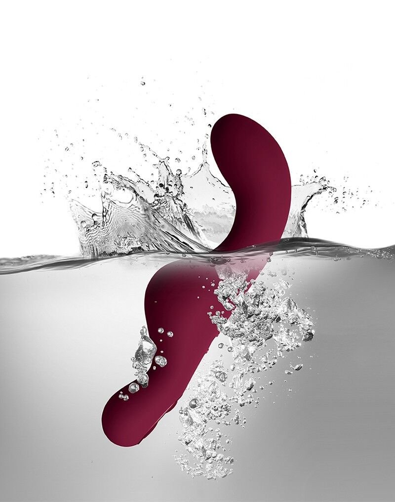 Універсальний sit-on-top вібратор Rocks Off Ruby Glow Blush, пульт ДК - Зображення 9