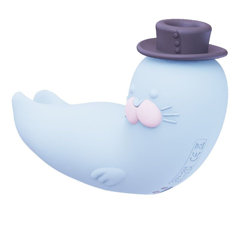 Вакуумний вібратор CuteVibe Franky Blue - Зображення 4