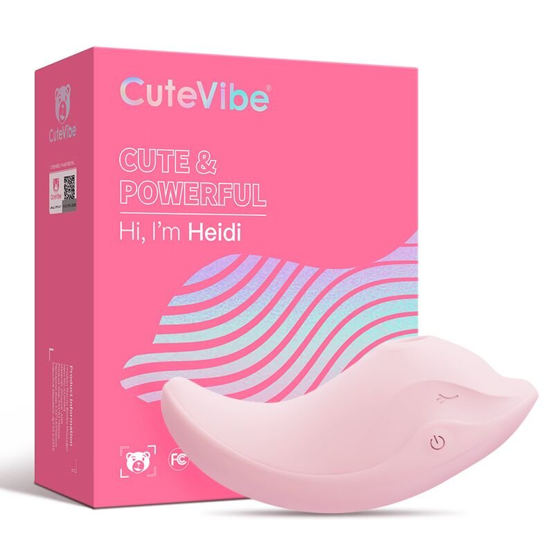 Вібратор та вакуумний стимулятор CuteVibe Heidi Pink - Зображення 4