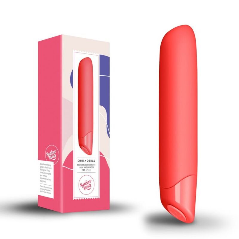 Вібратор SugarBoo Cool Coral, 10 рівнів інтенсивності - Зображення 4