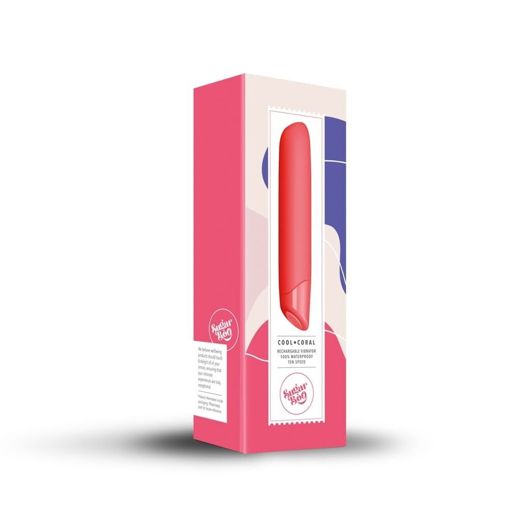 Вібратор SugarBoo Cool Coral, 10 рівнів інтенсивності - Зображення 5