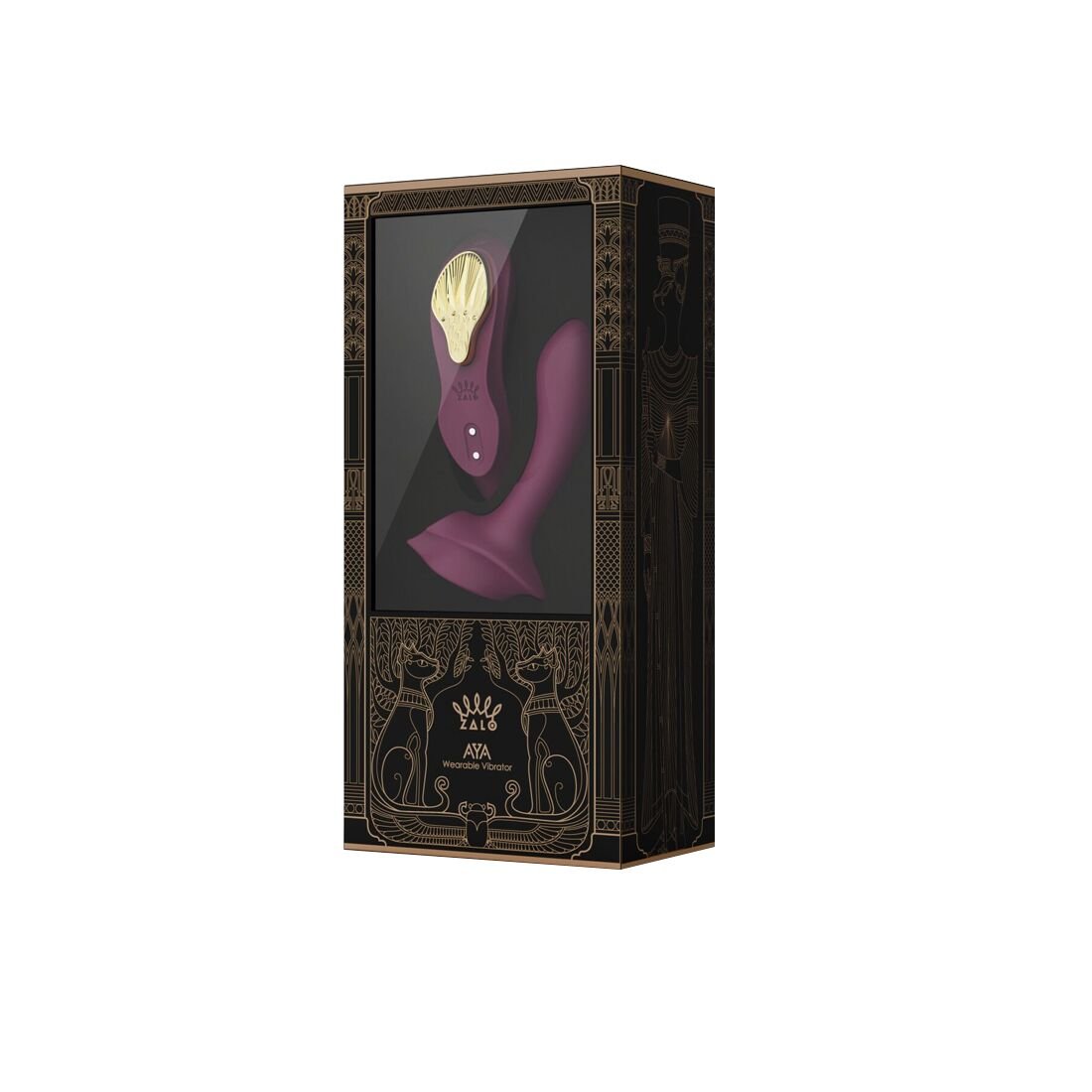 Смарт-вібратор у трусики Zalo - AYA Velvet Purple, насадка та пульт ДК - Зображення 9