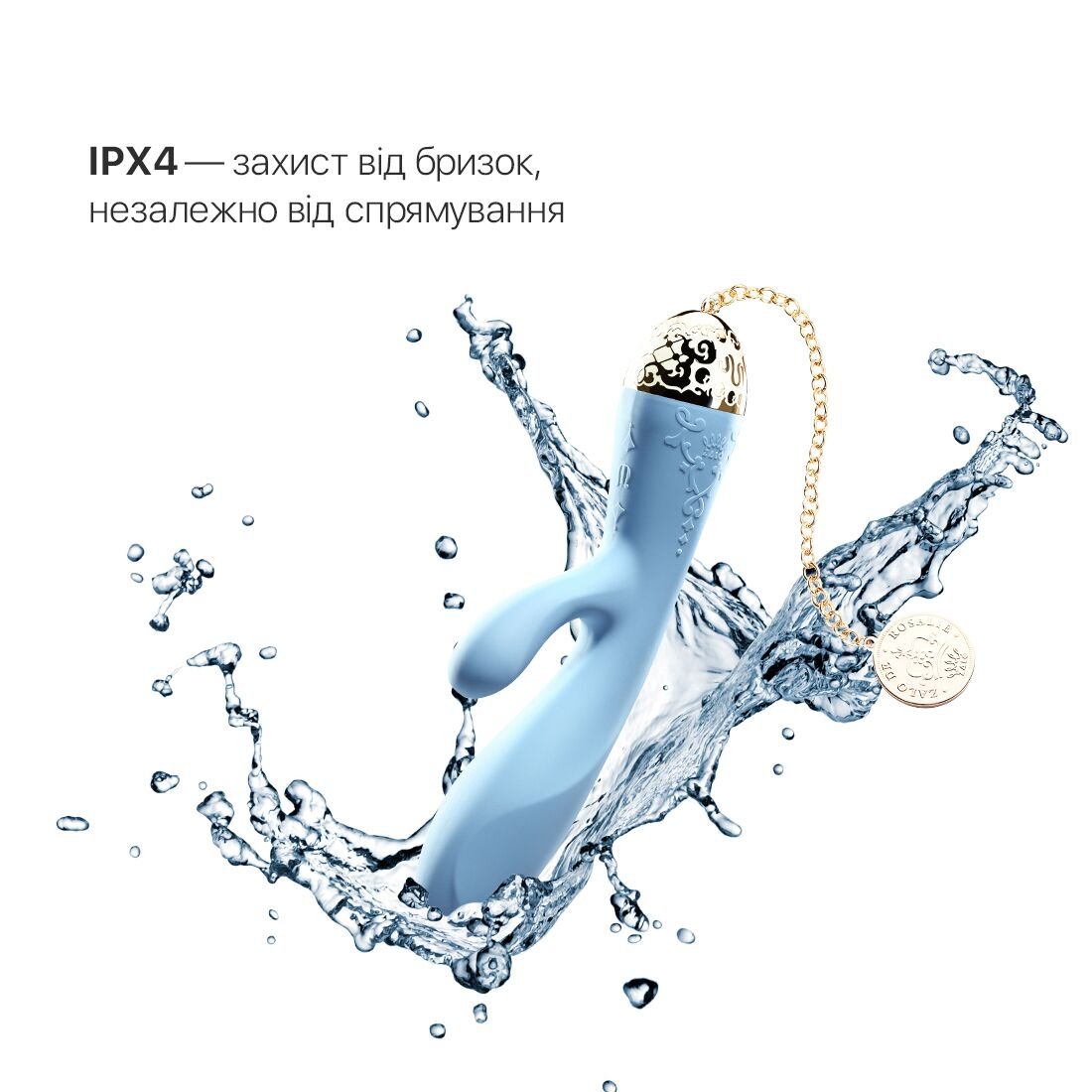 Смартвібратор-кролик Zalo — Rosalie Royal Blue - Зображення 7