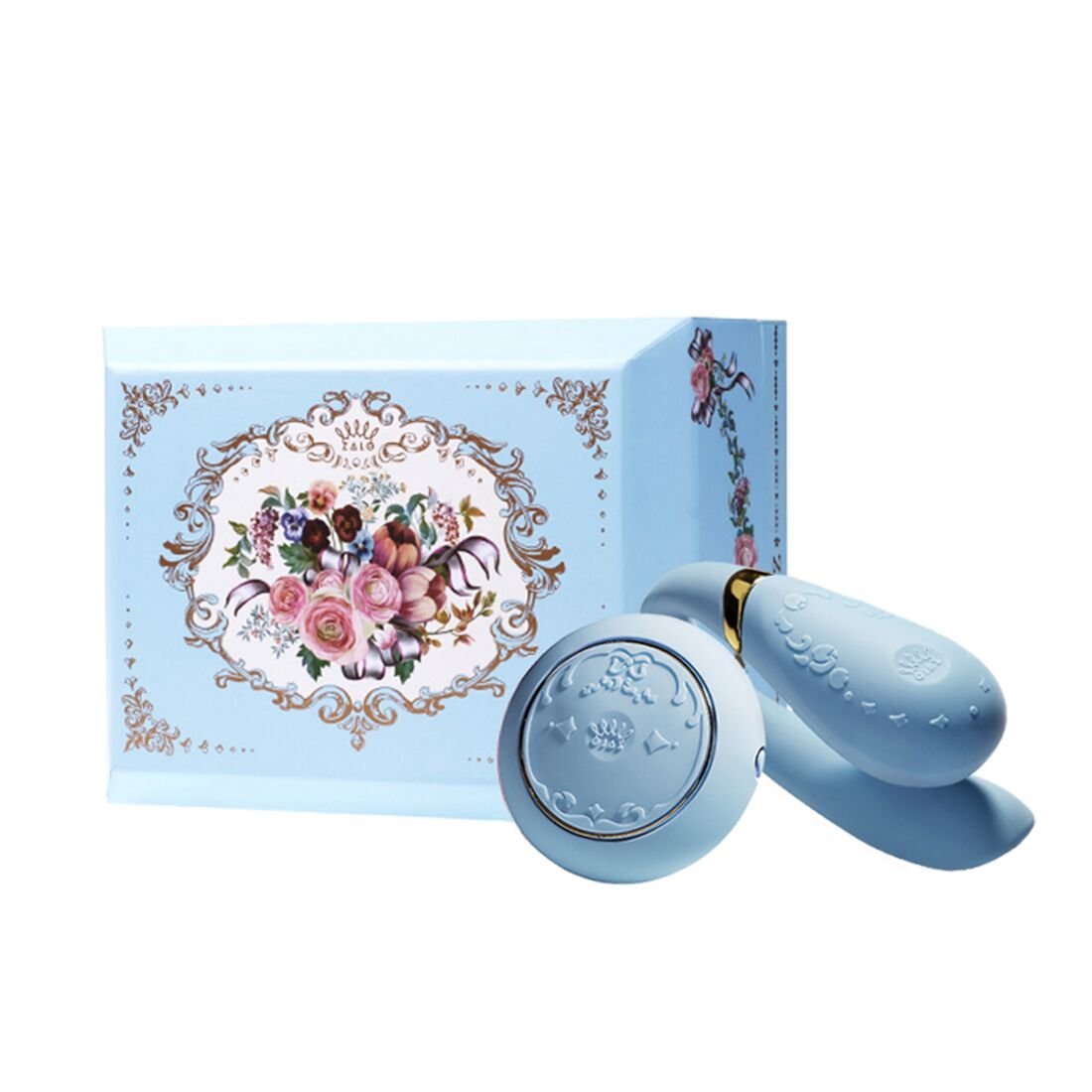 Смартвібратор для пар Zalo Fanfan set Royal Blue, пульт ДК - Зображення 10