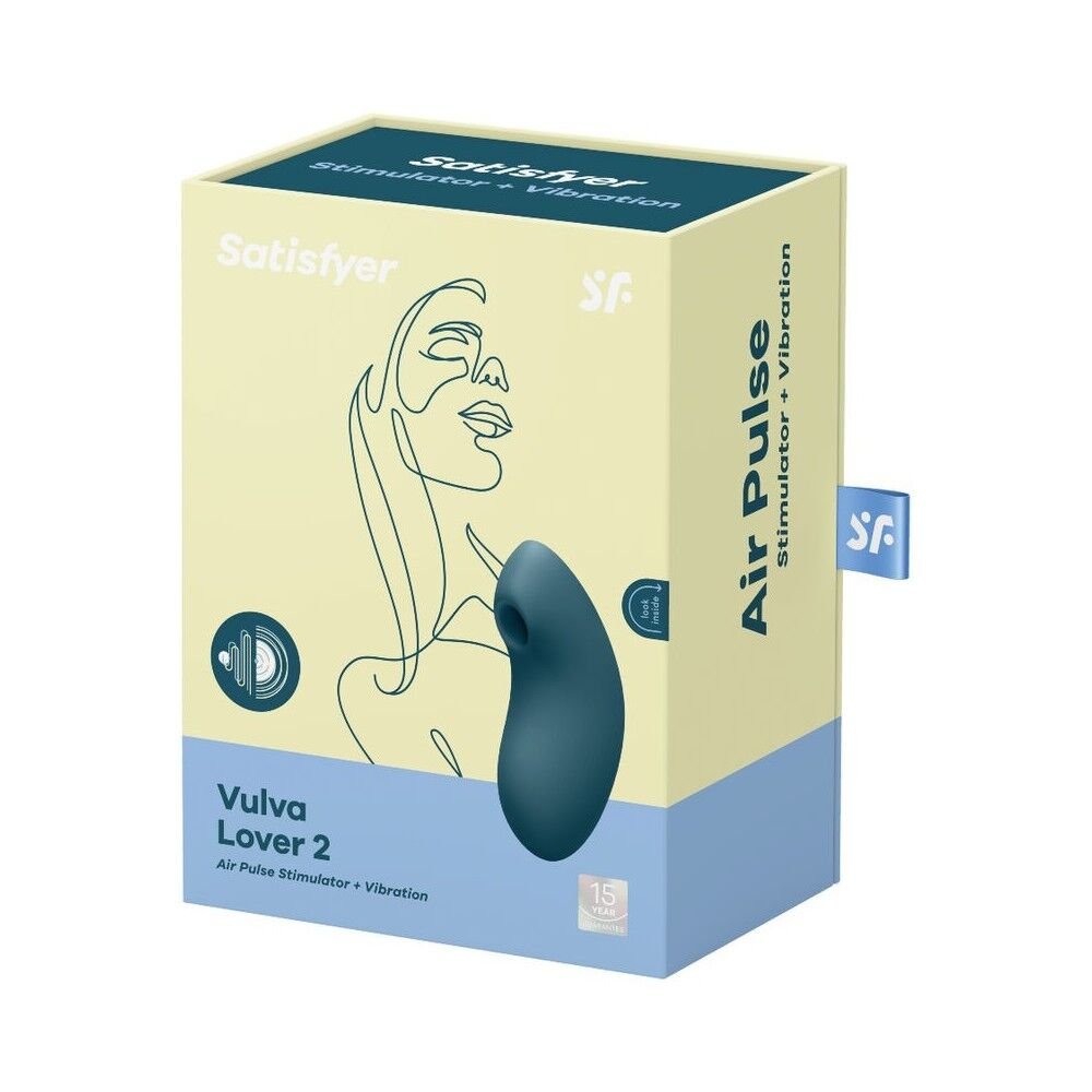 Вакуумний вібратор Satisfyer Vulva Lover 2 Blue - Зображення 4