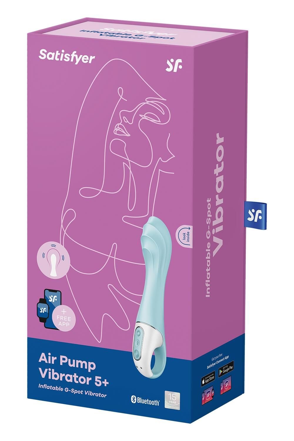 Смарт-вібратор точки G Satisfyer Air Pump Vibrator 5+, надувається - Зображення 8