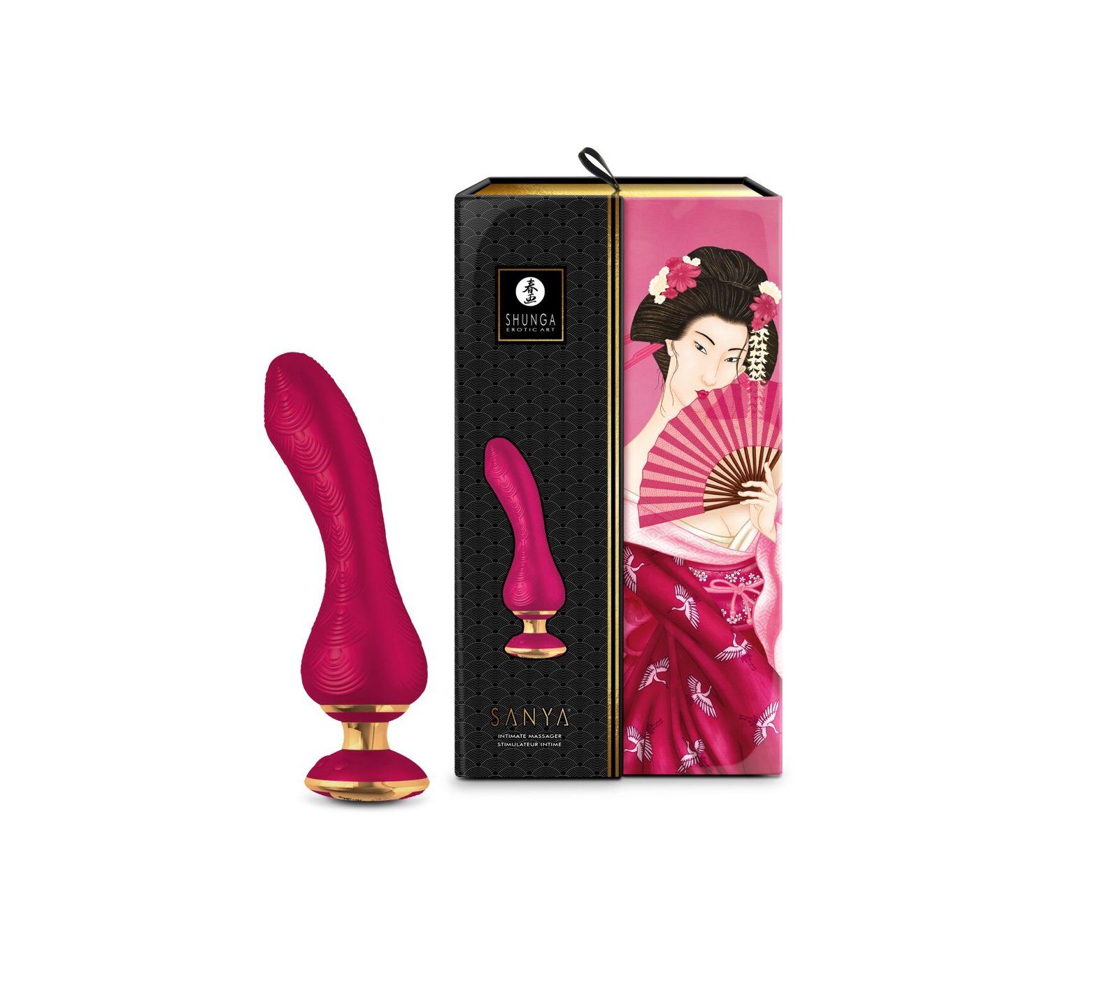 Вібратор для точки G Shunga Sanya Raspberry, гнучкий стовбур - Зображення 6