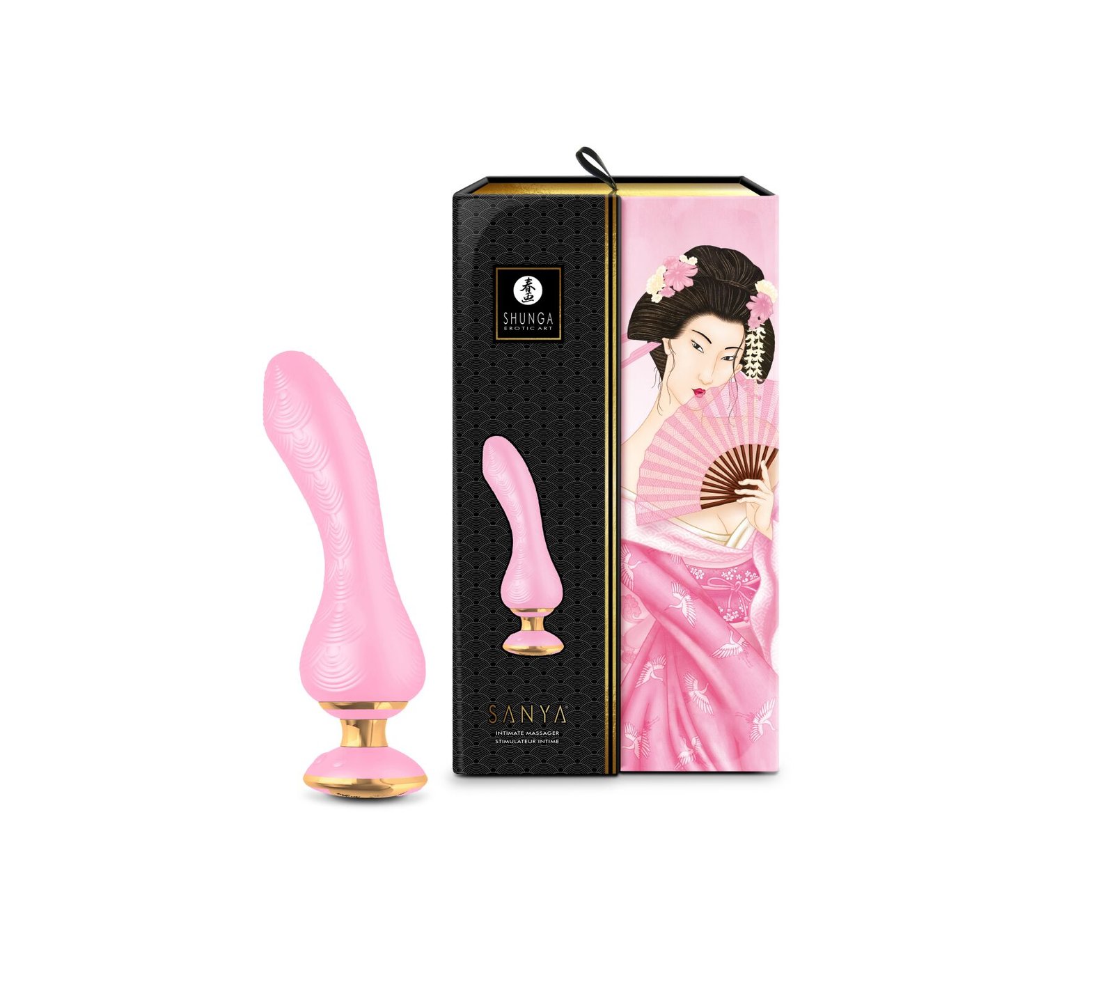 Вібратор для точки G Shunga Sanya Light Pink, гнучкий стовбур - Зображення 6