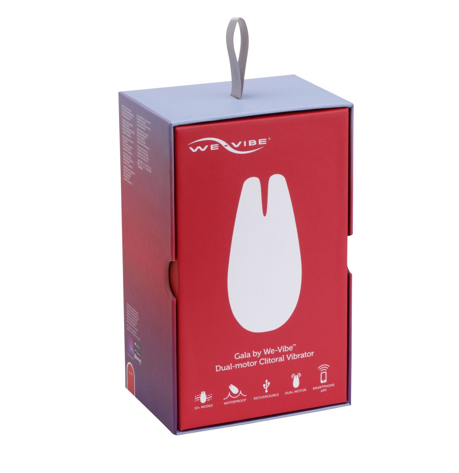 Кліторальний смарт-вібратор Gala by We-Vibe Pink, 2 вібропальчики, 2 мотори, потужні вібрації - Зображення 11